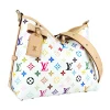 【Louis Vuitton / LV】村上隆聯名款 Monogram CarryAll PM 白彩塗層帆布肩背包